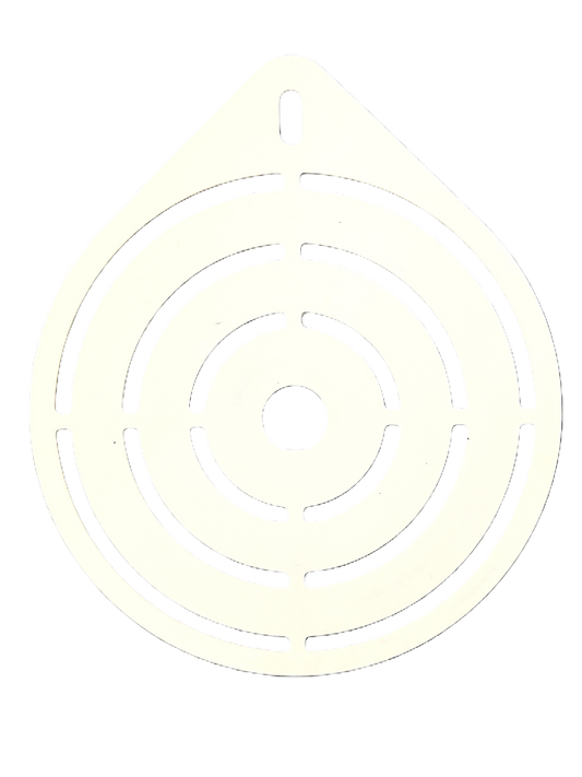 8" Gong Target Spray Templates – Precision Marking for Better Shooting