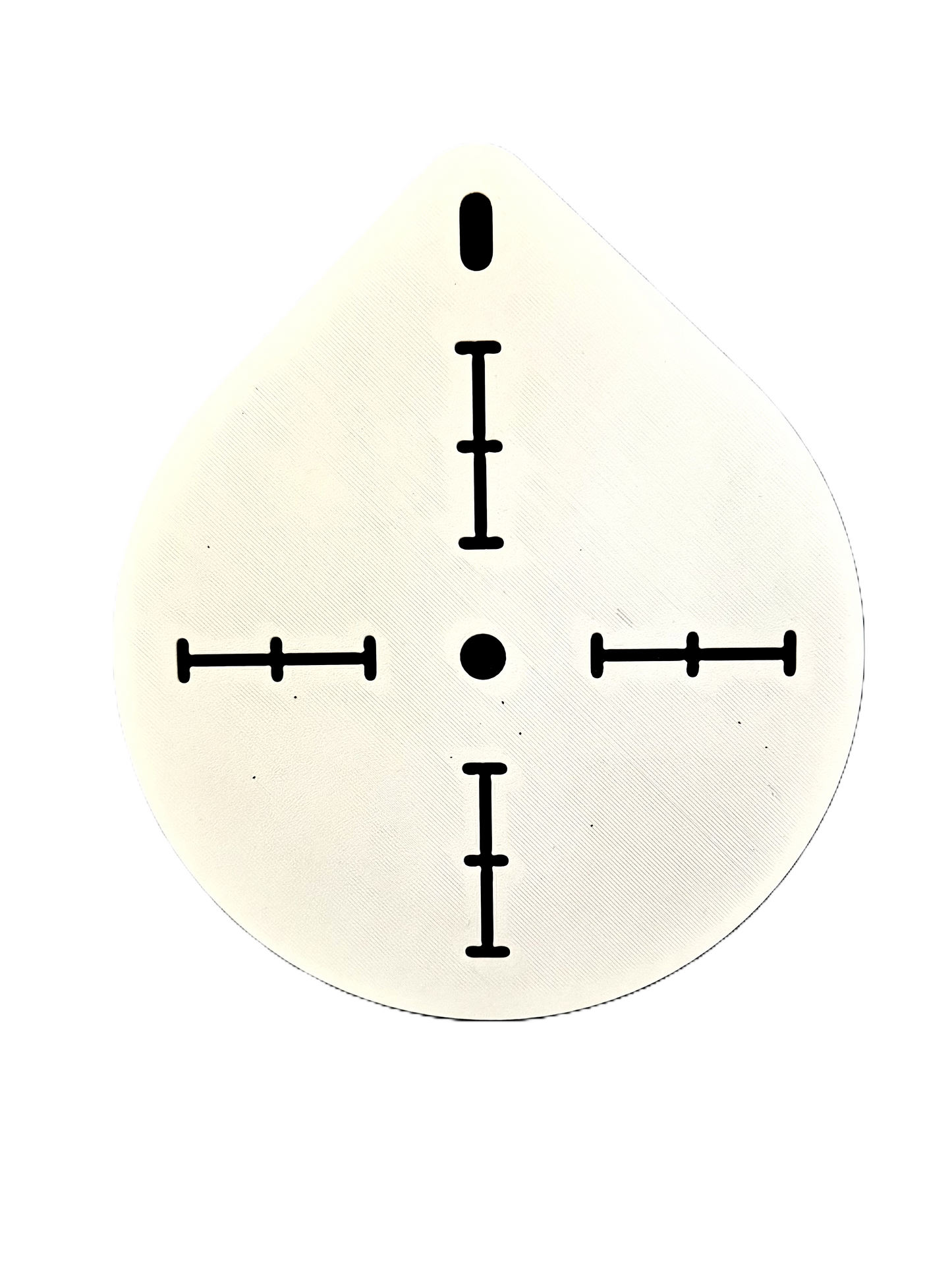 8" Gong Target Spray Templates – Precision Marking for Better Shooting
