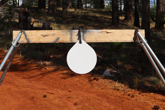 8" AR500 Gong Target – Precision, Durability, and Easy Mounting