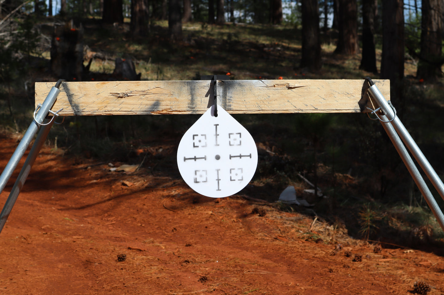 8" AR500 Gong Target – Precision, Durability, and Easy Mounting