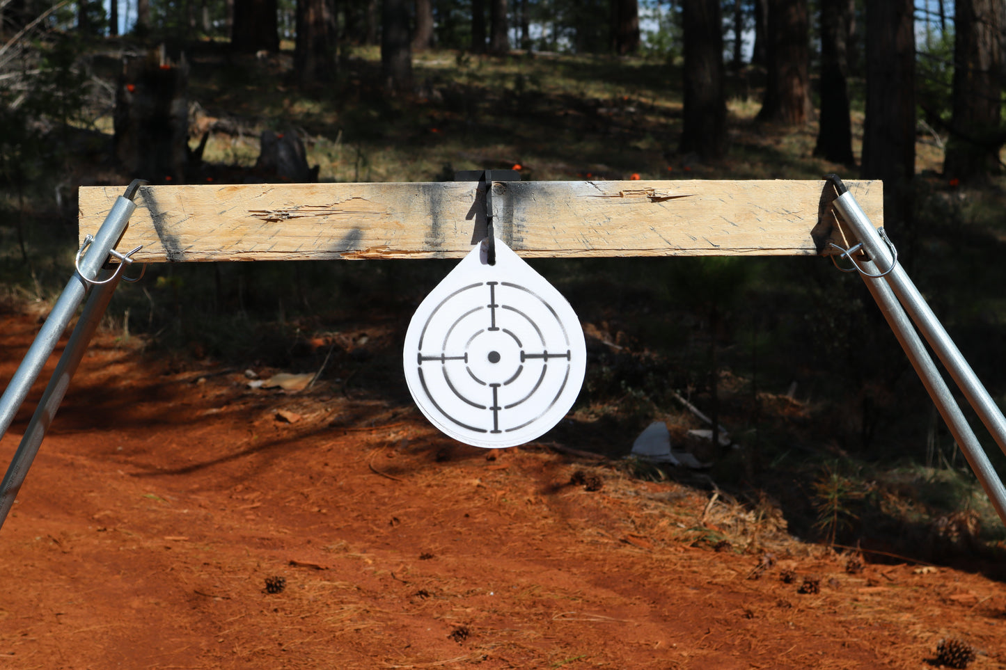 8" AR500 Gong Target – Precision, Durability, and Easy Mounting